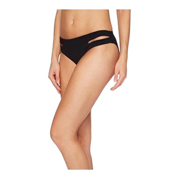 LSpace by Monica Wise Estella Classic Fit Black Bikini Bottom Women's Medium NWT - Picture 13 of 14
